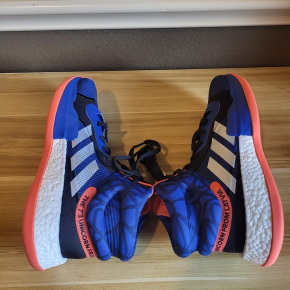 Adidas Marquee Boost Men Basketball The 7'3 Unicorn From Latvia Shoe Size 12 - Picture 7 of 16